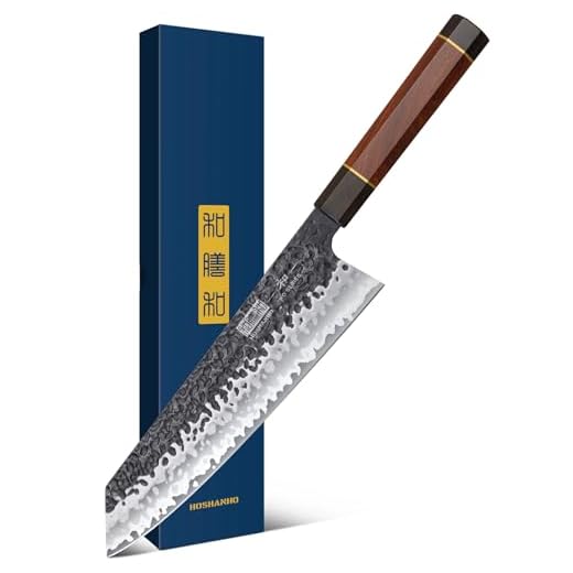 HOSHANHO 9 Inch Kiritsuke Chef Knife, Japanese Hand Forged Kitchen Knife