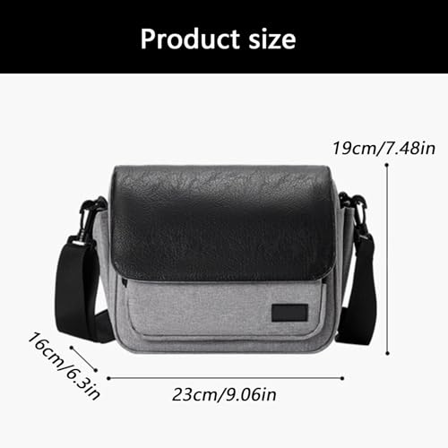 Bolsa de hombro ligera para fotografía al aire libre con múltiples bolsillos organizadores 7