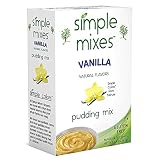 Simple Mixes Natural Instant Pudding Mix, Vanilla, 3.4 Ounce, Pack of 6