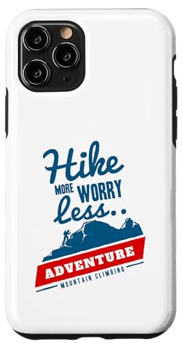 Hike More Worry Less �A�h�x���`���[ �o�R �X�}�z�P�[�X iPhone 11 Pro �p