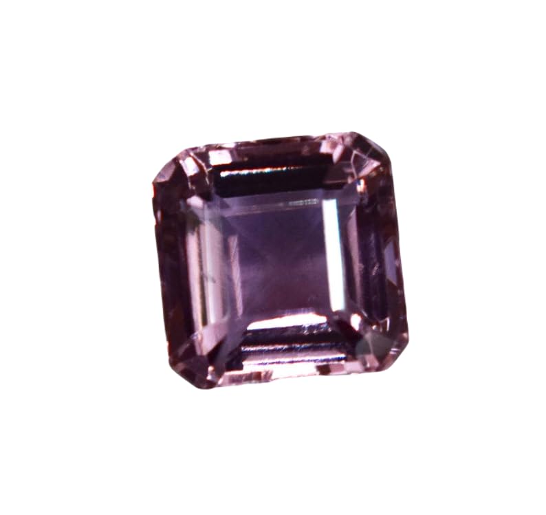 Alexandrite naturelle en vrac facettée Asscher 15 x 11 x 8 mm pour création bague et collier diy