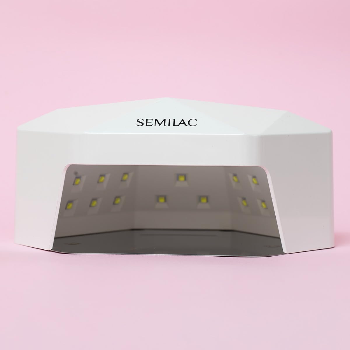 Semilac Profesional 54/36 W LED UV lámpara para uñas de gel. Secador de uñas con 4 tiempos de curado, pantalla digital, base desmontable para fácil manicura y pedicura. Secado rápido.