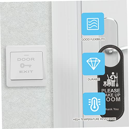Uonlytech 2 Peças Interruptor De Painel Bot Botão De Saída De Porta De Plástico Interruptor De Liber