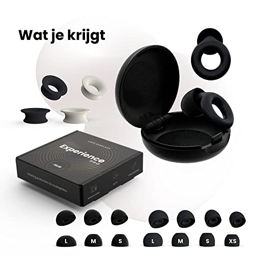 Loop Experience Pro Oordoppen - Premium Gehoorbescherming voor Concerten, Muzikanten, DJ's, Drummers, Motorrijders en Nightlife - Herbruikbaar en Comfortabel, Inclusief Extra Accessoires - Zwart - Image 6