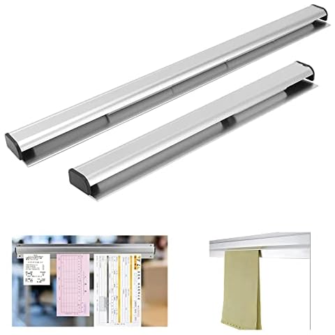 Sumoo Restaurant Order Grabber,Bill Ticket Holder Aluminium Wall Mounted Order Holder Kitchen Order Holder Tab Grabber and Order Holder Folder Wall-Mounted Ticket Rack Receipt Holder Clip (30cm) Cover