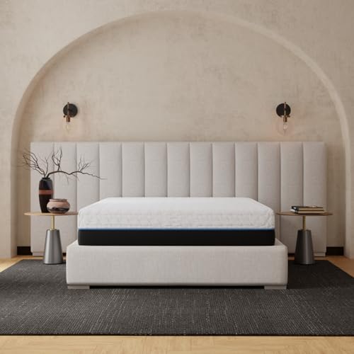 Soft Memory Foam Mattress with Cooling Phase-Change Fabric and Ventilated Copper-Infused Layers for Pressure Relief and Support, CertiPUR-US Certified for Enhanced (Twin XL)