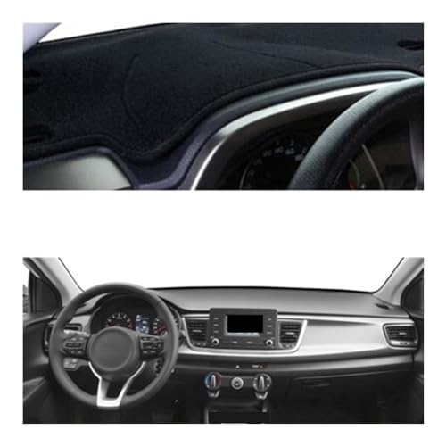 Dashmat tapis de tableau de bord Kia Rio 4ème génération YB noir - 4