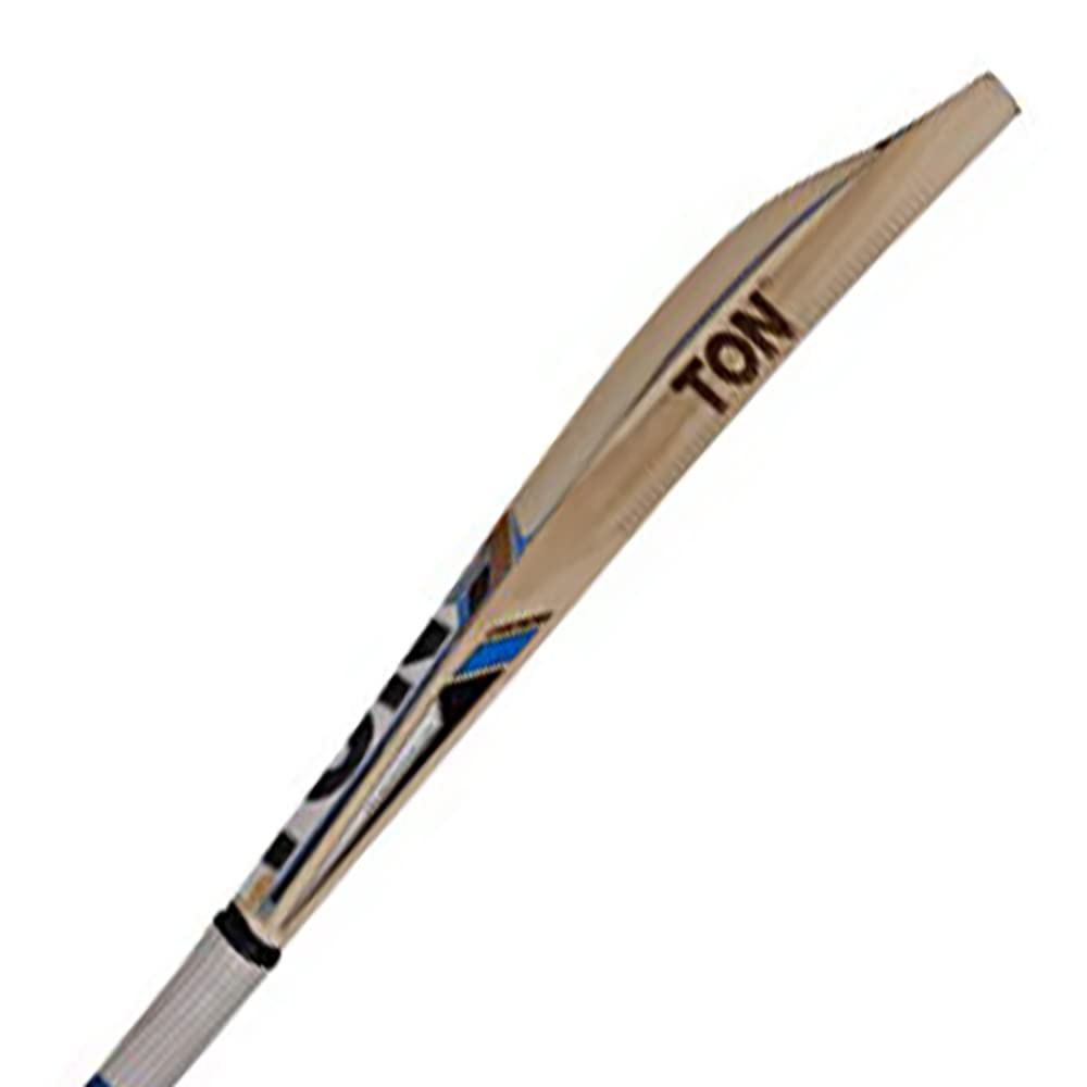 SS Batte de Cricket en Saule en Forme de Bat Ton Elite Grade 6 (Taille : Manche Court, Boule en Cuir) Men's, Beige, Short Handle