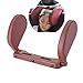 Almohada Del Reposacabezas Del Automóvil Asiento Almohada Lateral 180 ° Soporte Lateral Giratorio Memoria Del Reposo Algodón Viaje Del Sueño Coche Cojín Para El Cuello Adecuado Para Salir,brown