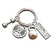 Produktbild Silver Knight Strong is Beautiful Motivierender Gym Schlüsselanhänger Hantel Gewicht Kettlebell Geschenktasche