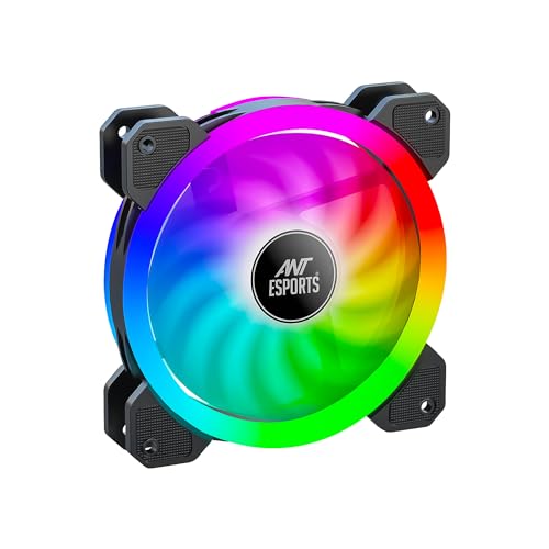 Ant Esports Superflow 120mm 3 Pack ARGB Case Fans - Black - Image 3