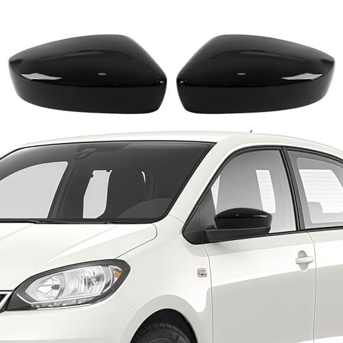 Spiegelkappen Ersatz für VW UP/SEAT MII//Skoda Citigo 2011-2024 Schwarz