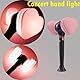 Light Stick Concert Glow Lamp Official Hammer Light Stick Fans Gift Hiphop Stick Fun Heart Luminous Lamp (Pink, Onesize)