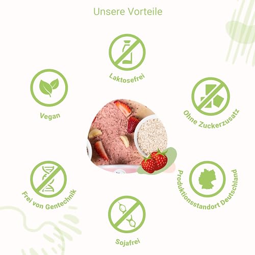 for you Synbio Smoothie-Bowl 400g - Darmfreundliche Smoothiebowl mit Bakterienkulturen & Ballaststoffen aus Hafer, Leinsaat, Apfelfasern, Flohsamen, Chiasamen uvm. - 100% Natürlich (Erdbeere)