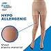 Made in USA - Sheer Compression Pantyhose for Women 20-30mmHg - Graduated Support Compression Tights for Varicose Veins Circulation, Edema, Pain Relief - Nude, Medium - A207NU2