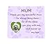 Produktbild Starprint Sublimation Pudel (weiß) 'Thank You Mum' Mikrofaser Brillenputztuch aus Fun Geschenk von der Hund