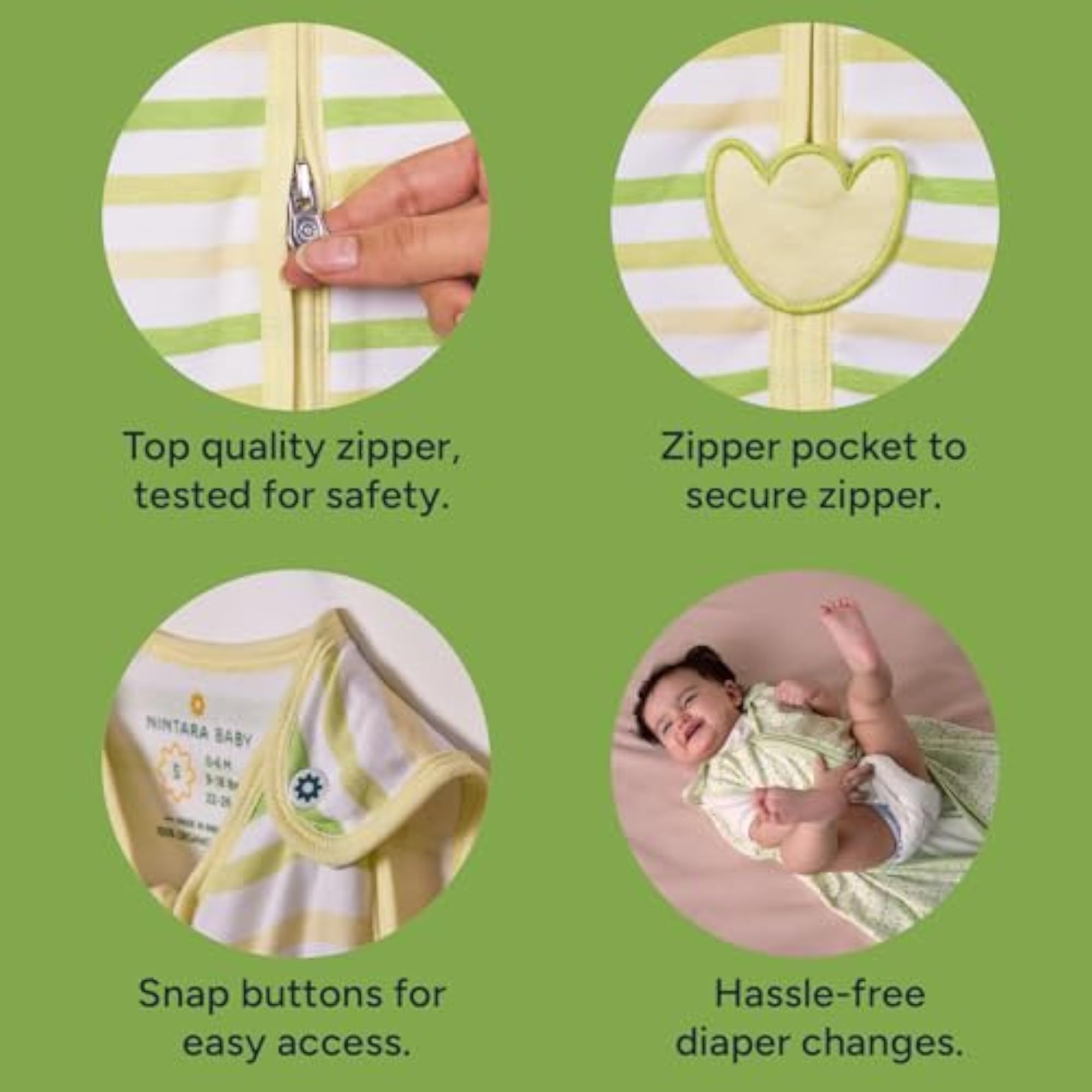 Organic Cotton Sleep Sack, 0.5 TOG