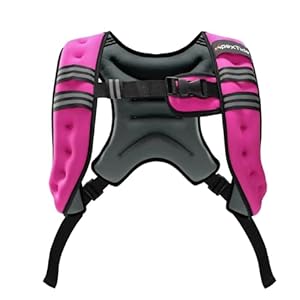 Weighted Vest for Women Men 3kg 5kg 8kg, Weight Vest with Reflective Stripe and Adjustable Buckle Straps, Ideal for Gym, Strength Training, Cardio, Yoga and Running