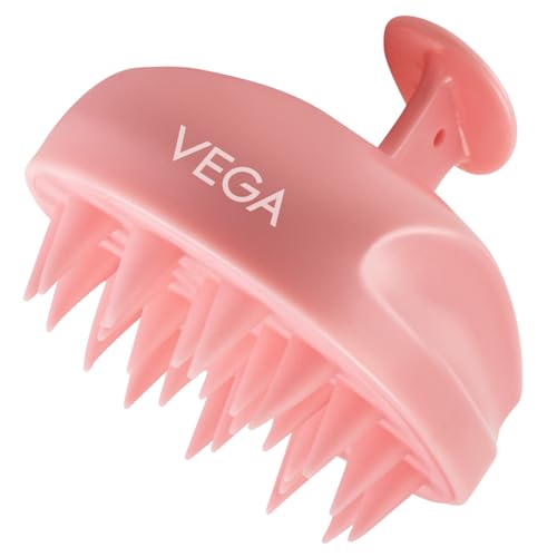 Vega Hair Scalp Massager Shampoo Brush with Soft Silicone Bristles for Anti-Dandruff, Hair Massager, Exfoliating, Cleaning Dandruff, Excess Oil, Manual Head Massager, All Hair Types, For Men and Women, (SSB-03) Vega Hair Scalp Massager Shampoo Brush with Soft Silicone Bristles for Anti-Dandruff, Hair Massager, Exfoliating, Cleaning Dandruff, Excess Oil, Manual Head Massager, All Hair Types, For Men and Women, (SSB-03)