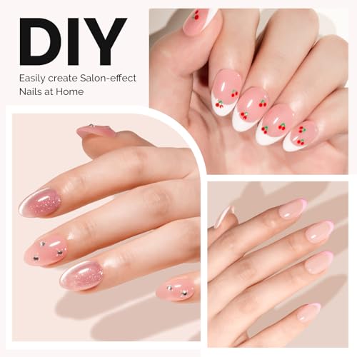 Image of MelodySusie Half Cover Short Almond X Nail Tips - 300Pcs 15 Sizes Clear Acrylic, Half Matte Press on Nails for DIY Extension & Salon Use, Pre-Shaped for Long-Lasting Manicure