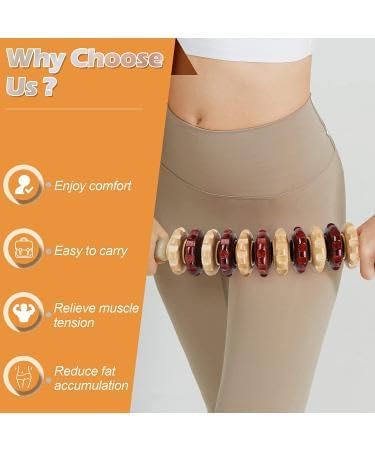Yopple Wooden 11-Roller Massager Stick – Curved Handheld Therapy Tool for Deep Tissue Muscle Relief, Body Relaxation & Pain Relief for Back, Neck, Legs & Feet Yopple Wooden 11-Roller Massager Stick – Curved Handheld Therapy Tool for Deep Tissue Muscle Relief, Body Relaxation & Pain Relief for Back, Neck, Legs & Feet