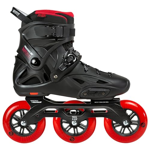 Powerslide Inline Skate Imperial Black Red 110, für Urban und Fitness,...