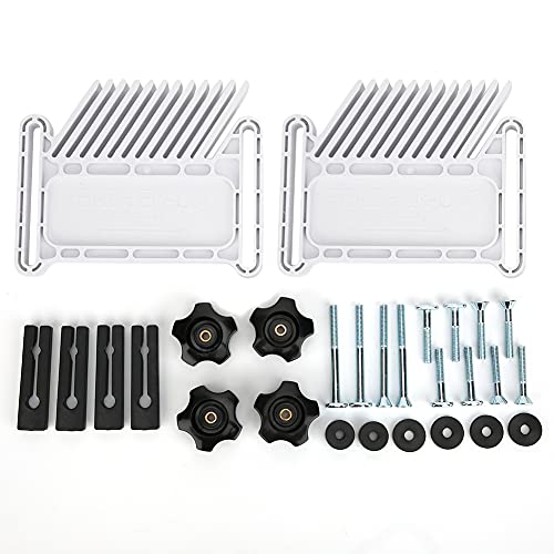 Plastic Feather Board Woodworking Feather Board Inverted Square Power Tool Accessories Unique Chamfer Groove (Square Feather Board Type B White)