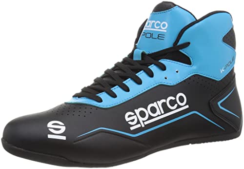 Sparco Unisex's Kart Shoes K-Pole Size Black/B, 43 EU