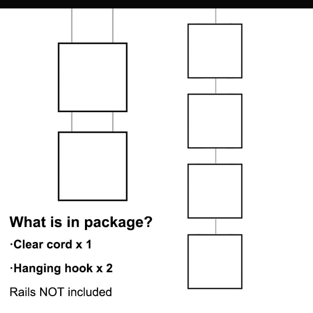 Image of Kiven 1 Pack Picture Rail Hooks and 5.9FT Wire, Picture Rail Hanging System, Superior Design Molding Hooks for Picture Hanging Gallery