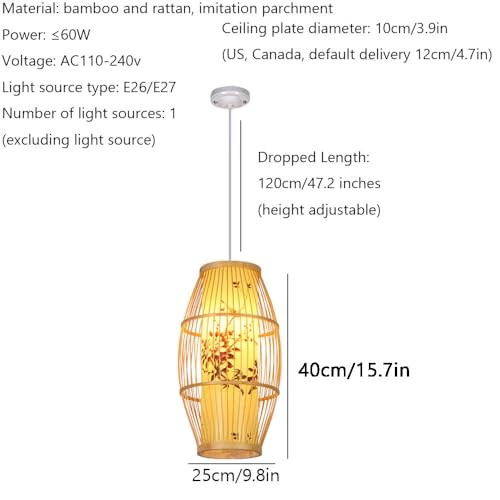 Plafonnier vintage d'exception avec lustre tissé à la main - 7