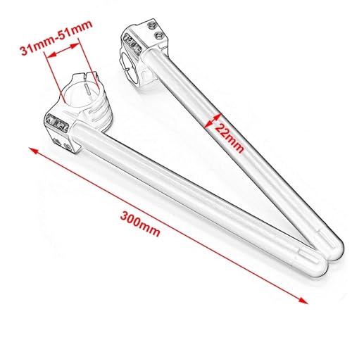Manillar CNC ajustable universal moto 899 959 semimanillares aluminio recambio 3