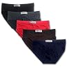Friendumo 5-pack Veelkleurige Herenslips Ademende Broek Katoenen Korte Broek Zacht Katoen Modal