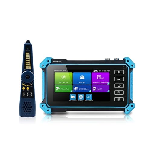 CCTV-Kameratester CCTV-Tester IPC-5200 Plus Full 8MP IP CVI TVI AHD SDI Analog 6 IN 1 VGA & 4K-Eingang IP-Kameratester HD-Koaxialkameratest und Kabelverfolgung(IPC-5200C Plus)