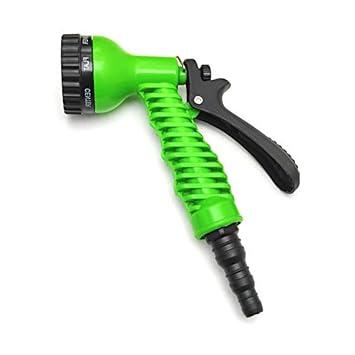 Hetsons Water Spray Gun Trigger High Pressure Water Spray Gun car, vehicle cleaning gardening spray Garden Lawn Grass rinse, flat, soak, and washing for Car Bike Plants Pressure Washer water Nozzle (7) | 7 in 1 |