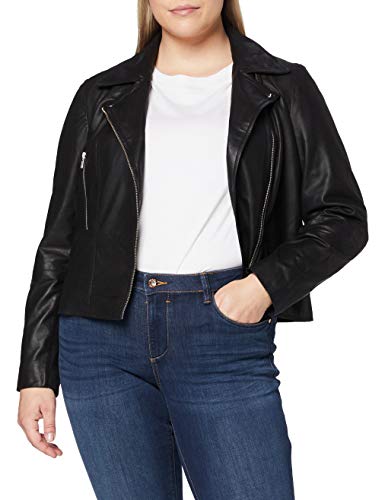 Preisvergleich Produktbild YAS Damen Yas sophie Leather Jacket Noos Lederjacke, Schwarz, M EU