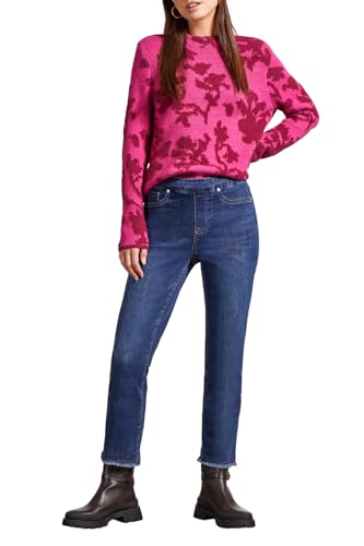 Tribal Women's Audrey Pull-on Straight Crop Pant