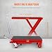 Imagen de VEVOR Carro Hidráulico de Mesa Elevadora Capacidad de Carga de 230 kg Elevador Manual de Tijera Simple Altura de Elevación de 720 mm 4 Ruedas Cojín Antideslizante para Manipulación Transporte
