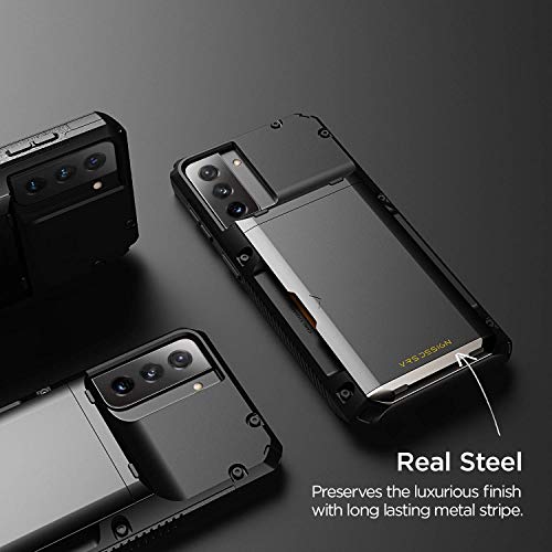 Vrs Design Damda Glide Pro Phone Case Compatible With Galaxy S21 6.2 Inch (2021) Black #TOP2