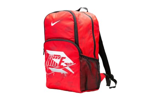 Nike 3 Brand Graphic Print Backpack – Red – One Size (30L)4