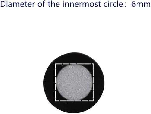 Miniatura 4 de Objetivos de posicionamiento de 0.236 pulgadas con contorno negro para escáner 3D, marcadores de escaneo 3D, puntoscalcomanías, marcadores de punto