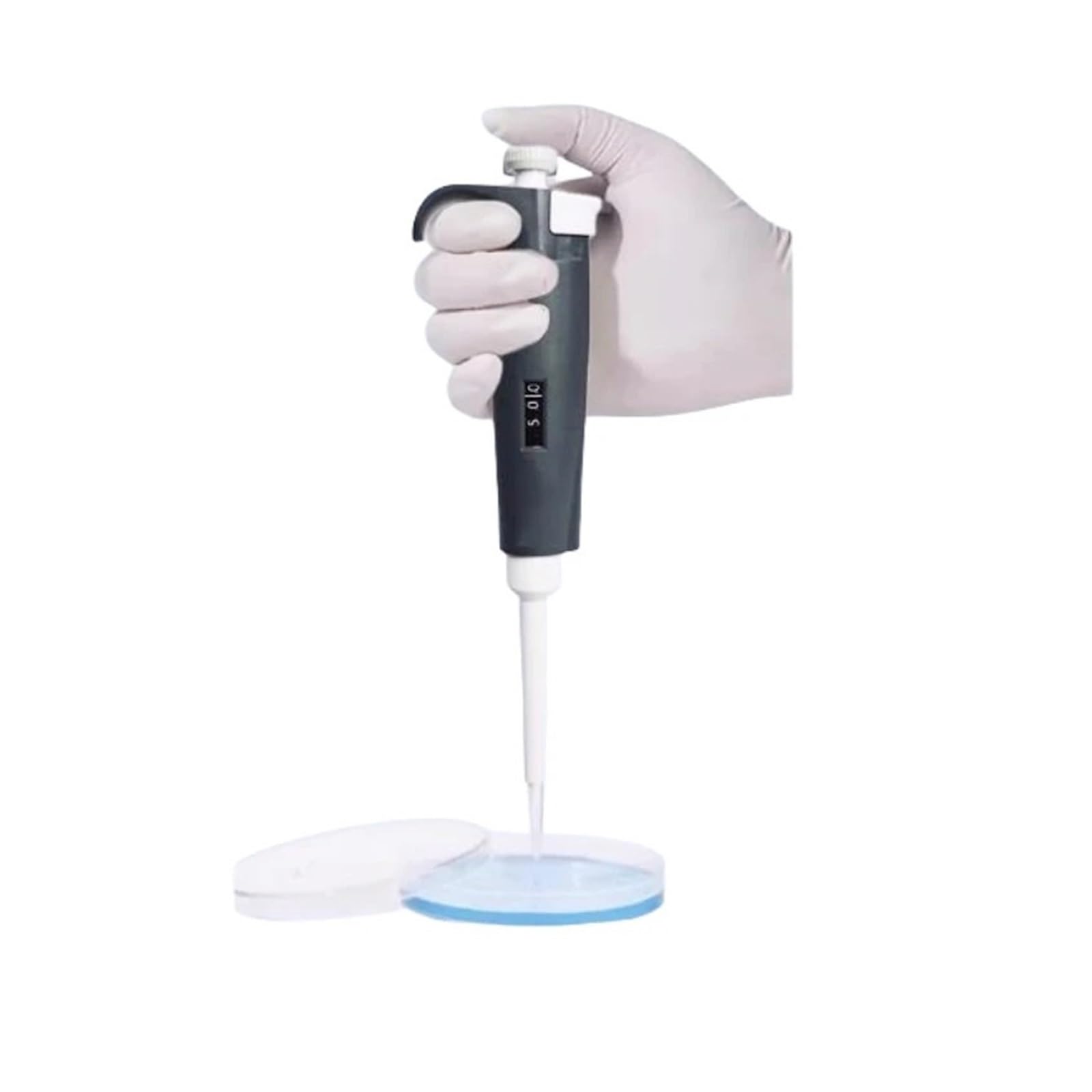 Pipeta, 1 pipeta de laboratorio digital ajustable, automática, de plástico, for laboratorio químico.(1000-5000ul)