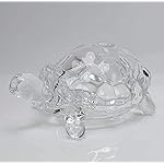 CosmicINT Chinese Feng Shui Tortoise Turtle Crystal Glass Decorative Showpiece Best Gift for Career Luck - Image 4