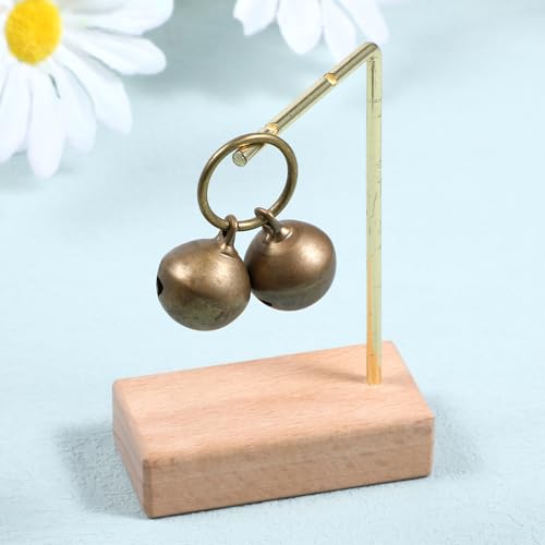 Qulkws 4 Stück Silber Glocken, Glöckchen Haustier, Hunde Laute Hundeglocken Für Haustierhalsband Zubehör, Schlüsselringe, Halskette, DIY Basteln Dekoration