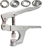 Metal Snaps Buttons with Fastener Pliers Press Tool Kit 50 Set Jersey Snaps 11mm for DIY, Sewing and Crafting