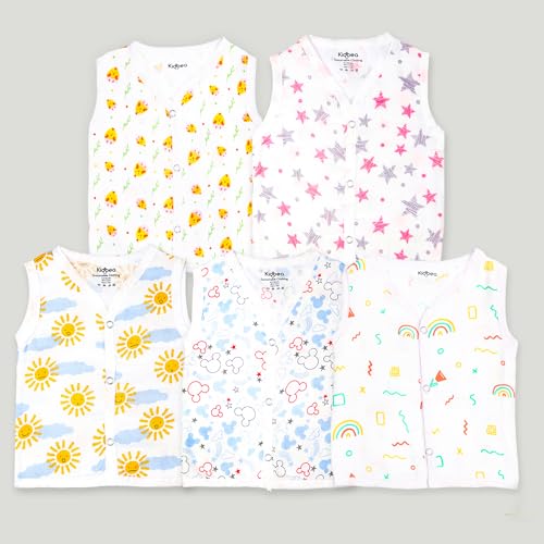 Image of Kidbea Extra Soft Mulmul Cotton Jhabla Cloth for New Born Baby Set