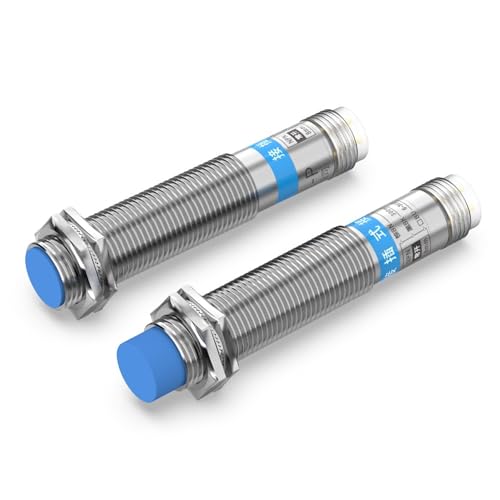 Sensor de proximidad inductivo PNP M12 con conector de 4 pines para detección CC CA 3