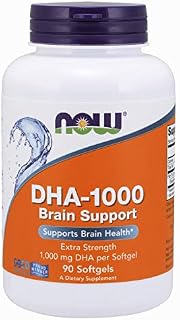 Now Supplements Dha 1000 mg brain support, softgels, 90 Count