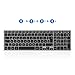 Produktbild seenda Bluetooth Tastatur, Deutsches Layout QWERTZ, Ultra Dünn wiederaufladbare Aluminium Kabellose Tastatur, Full-Size Multi-Device Funktastatur für PC, Laptop, Smart TV, Tablets, Smartphones