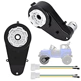 24V Powered Wheels Motor Upgrade 2Pcs 40000RPM RS555 Powered Wheels Electric Motor High Speed Engine Jeeps Kid Trax Upgrade Replacement Parts