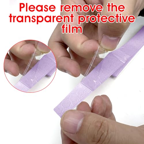 AKAIXI 2 Pack 0.5mm Precut Pro Feel Purple Baseball Bat Grip Tapes — view 2